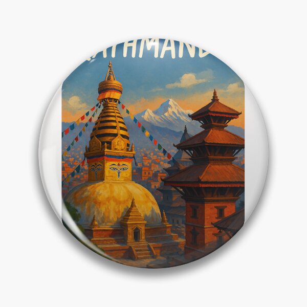 Item preview, Boudhanath Stupa and Himalayan Horizon, Kathmandu designed and sold by Places On Earth.