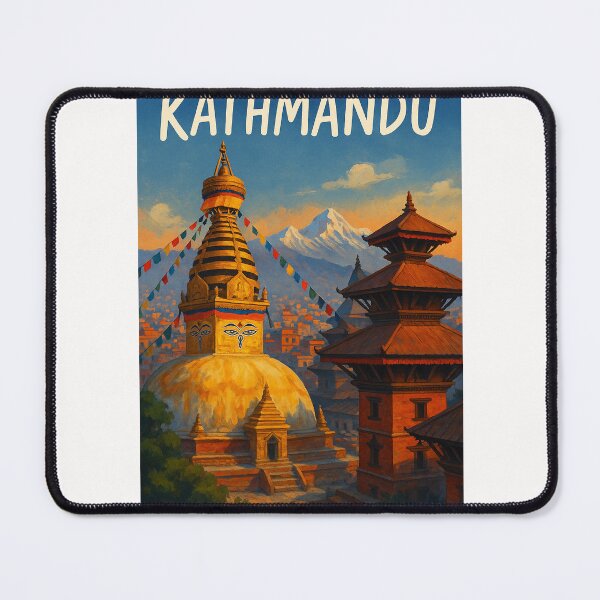 Item preview, Boudhanath Stupa and Himalayan Horizon, Kathmandu designed and sold by Places On Earth.