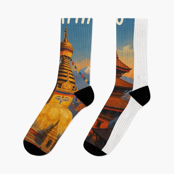 Item preview, Boudhanath Stupa and Himalayan Horizon, Kathmandu designed and sold by Places On Earth.