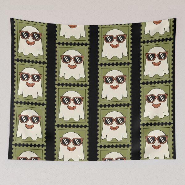 Item preview, Halloween Stamp | Vintage and Spookily Stylish Seasonal Graphic designed and sold by Tw1nsAIArt.