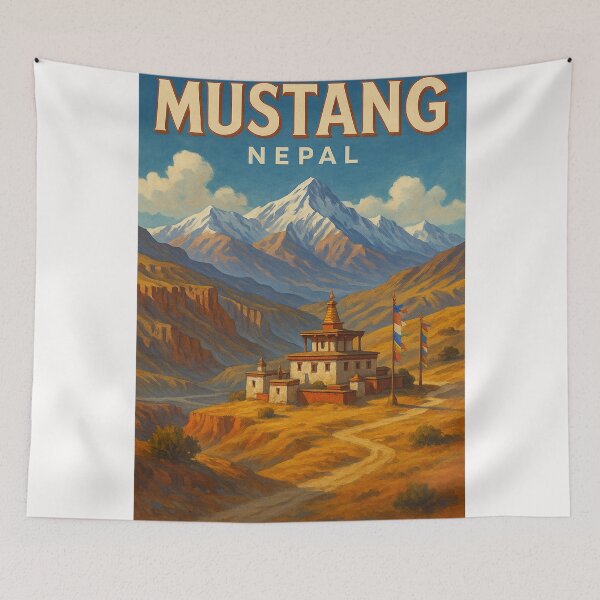 Item preview, Himalayan Monastery of Mustang, Nepal designed and sold by Places On Earth.