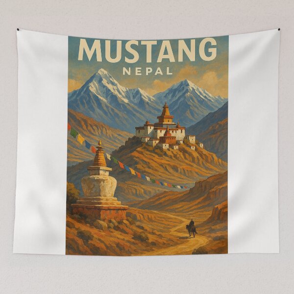 Item preview, Fortress Monastery of Upper Mustang, Nepal designed and sold by Places On Earth.