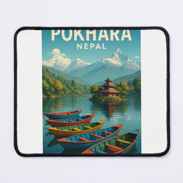 Item preview, Fewa Lake and Annapurna View, Pokhara, Nepal designed and sold by Places On Earth.