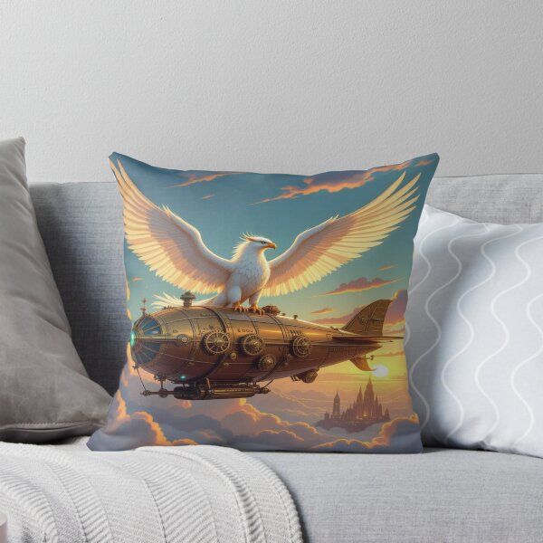 Item preview, Majestic Sky Eagle – floats above clouds in a steampunk-like balance dream designed and sold by FotoworldEdel.