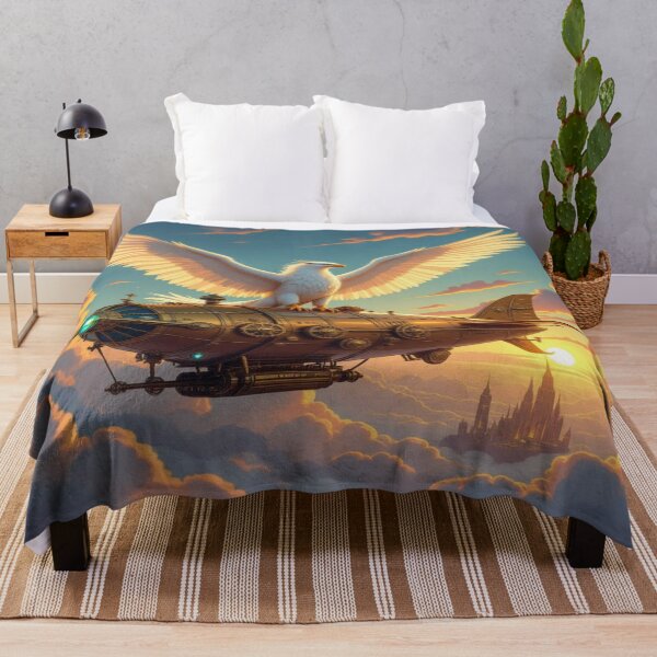 Item preview, Majestic Sky Eagle – floats above clouds in a steampunk-like balance dream designed and sold by FotoworldEdel.