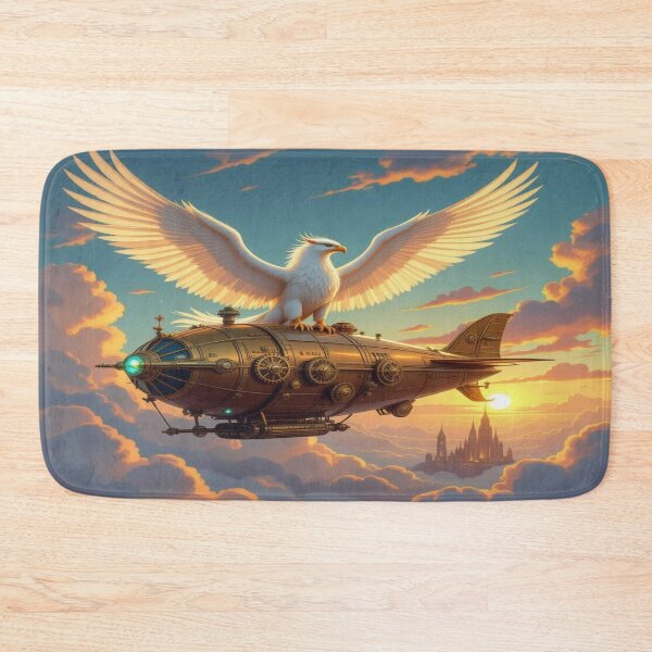 Item preview, Majestic Sky Eagle – floats above clouds in a steampunk-like balance dream designed and sold by FotoworldEdel.