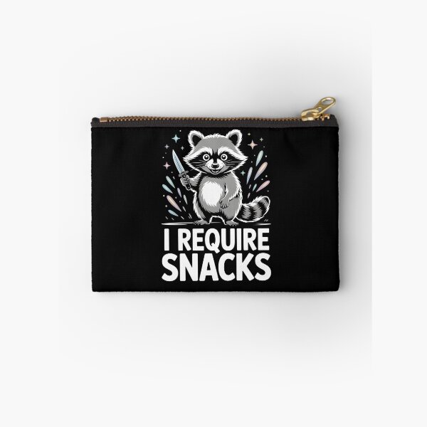 Item preview, Funny Raccoon ‘I Require Snacks’ Cute & Threatening designed and sold by MissRasheedHam.