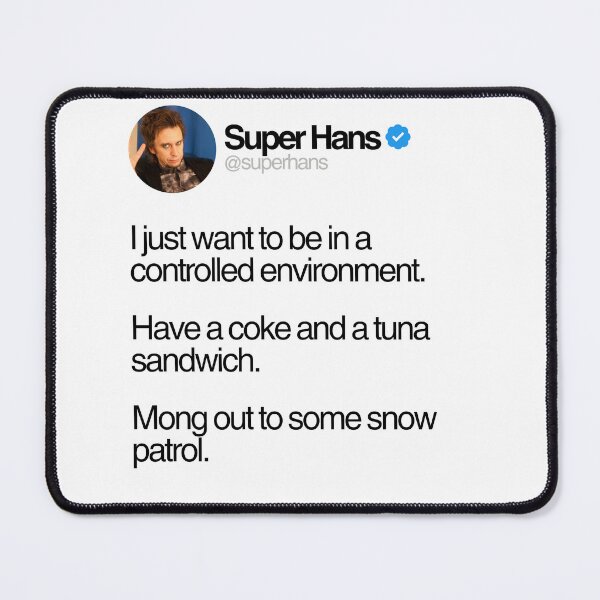 Item preview, Superhans Coke Tuna Snow Patrol designed and sold by MarsBJdesigns.