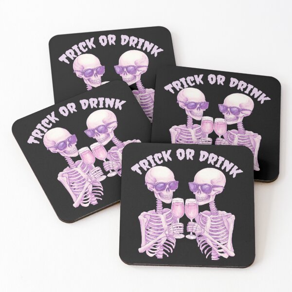 Item preview, Trick or Drink Skeleton Halloween Party designed and sold by YourSocialBae.