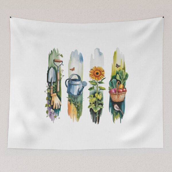 Item preview, Permaculture brushstroke garden design designed and sold by CleanDecor.