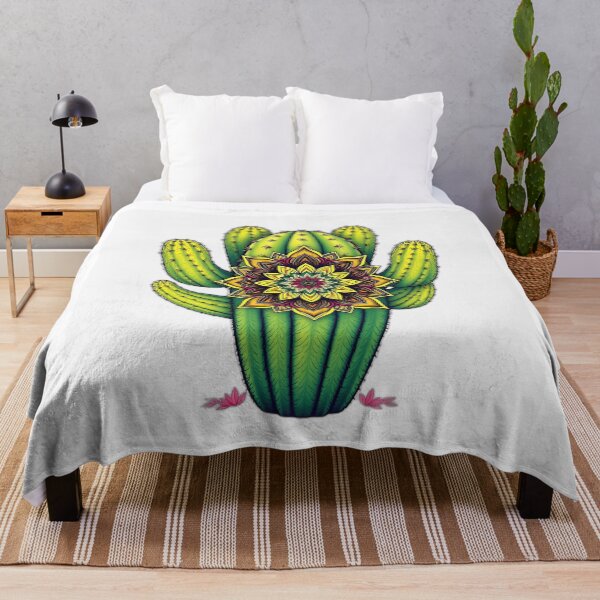 Item preview, Arte colorido de mandalas y cactus designed and sold by sharon1210.