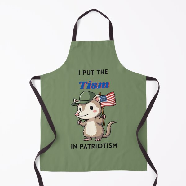 Artikelvorschau, Ich stecke den Tism in Patriotismus, Opossum, Tier, Geschenk entworfen und verkauft von ChearshiPrints.