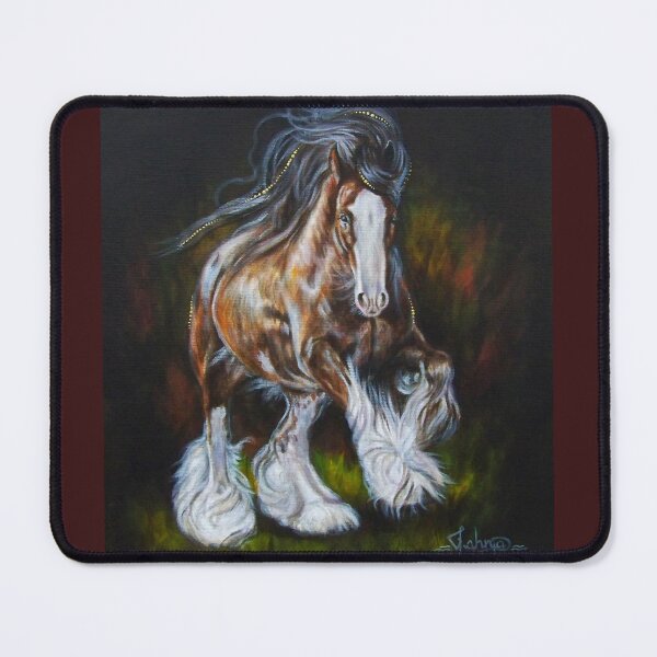 Item preview, Pintura acrílica de caballo gitano de la bahía designed and sold by Tahnja Wolter.