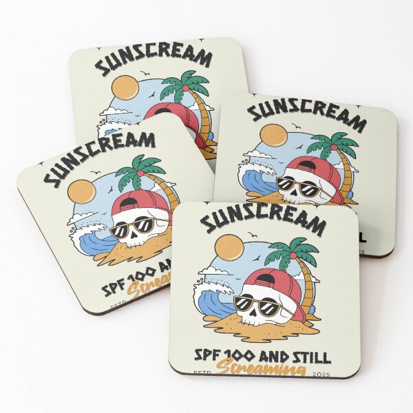 Item preview, Beach Please Funny Skull Retro Summer Vacation T-Shirt designed and sold by Lucky Streetwear.