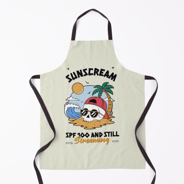 Item preview, Beach Please Funny Skull Retro Summer Vacation T-Shirt designed and sold by Lucky Streetwear.