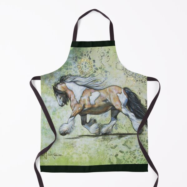 Item preview, Gypsy cob pinto, paint, stallion, horse, acrylic painting designed and sold by Tahnja Wolter.