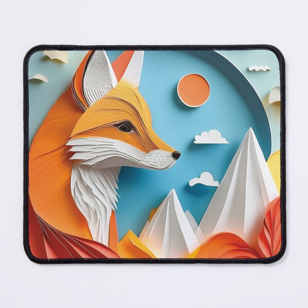 Item preview, Papercut Fox designed and sold by Becky-Poppins.