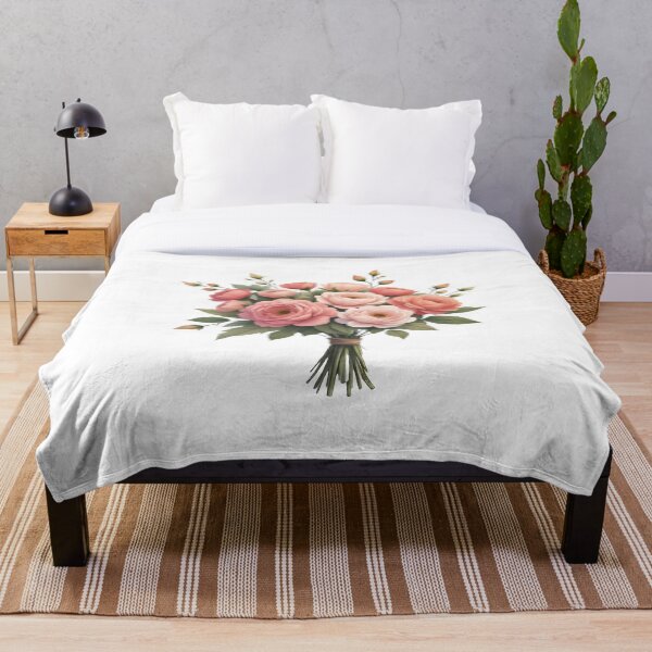 Item preview, Gracia Floreciente – Ramo de Rosas en Tonos Violetas designed and sold by Pixel--Threads.