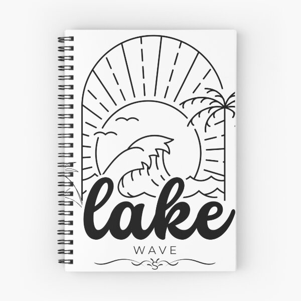 Item preview, Lake Wave – Minimal Retro Water Vibe designed and sold by Rank Sol.