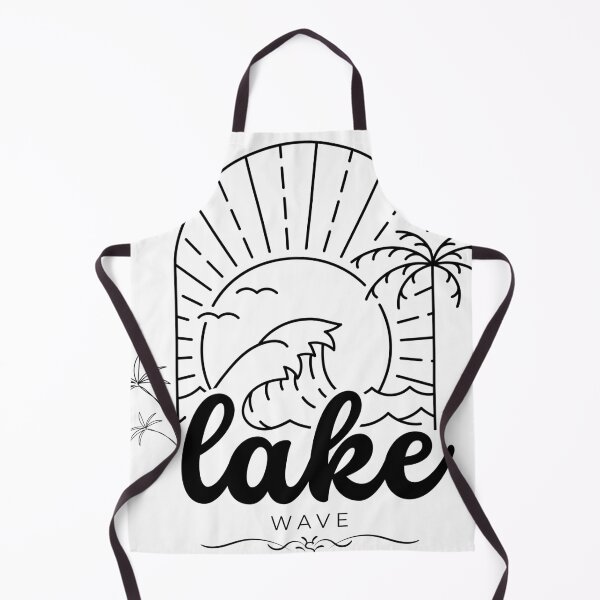 Item preview, Lake Wave – Minimal Retro Water Vibe designed and sold by Rank Sol.