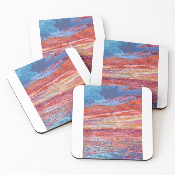 Item preview, Sunset red at the sea designed and sold by di-Vera-Rosati.