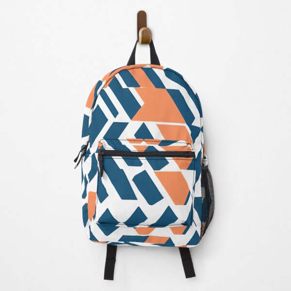 Item preview, Dream Patterns 5 Abstract Geometric in Coral & Navy designed and sold by K1ndo.