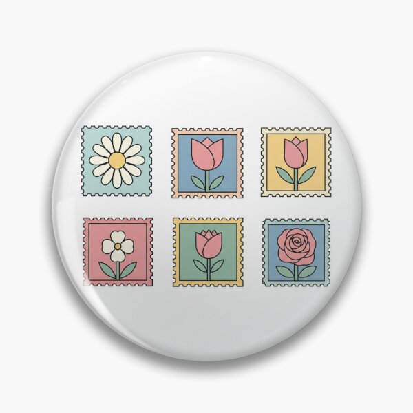 Item preview, Floral Stamp | Elegant and Vintage-Inspired Botanical Graphic designed and sold by Tw1nsAIArt.