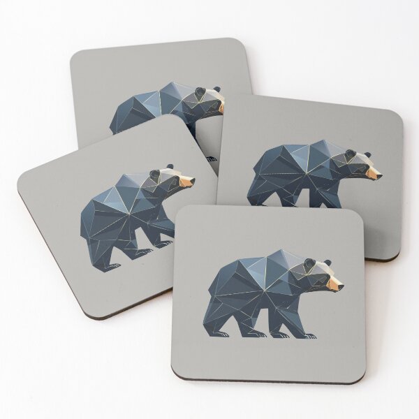 Item preview, Black Bear "GEO" designed and sold by JuliSpark.
