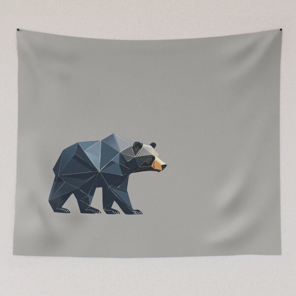 Item preview, Black Bear "GEO" designed and sold by JuliSpark.
