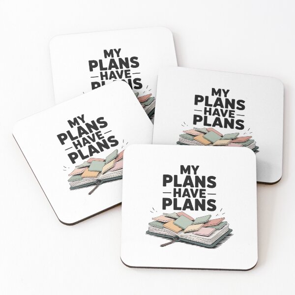 Item preview, My Plans Have Plans – Funny Planner Chaos designed and sold by MagicWander.