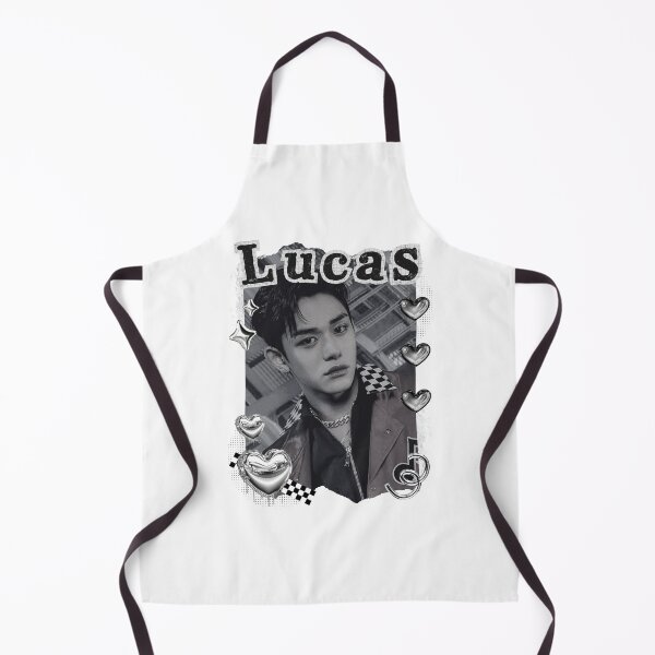 Item preview, NCT Lucas (루카스) Kpop Boy Group Black and White Collage Design designed and sold by AJUNICE STUDIO.