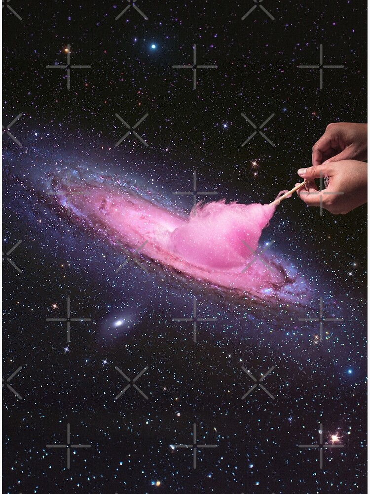 Thumbnail 2 of 2, Greeting Card, Cosmic Cotton Candy - Pink Stardust designed and sold by VertigoA.