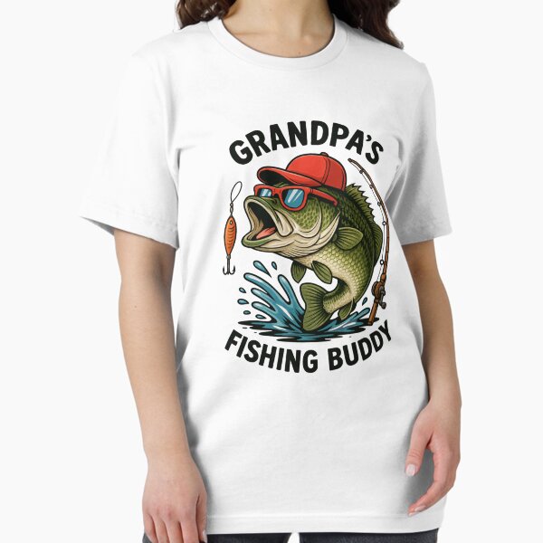 Item preview, Grandpa’s Fishing Buddy Funny Bass Design designed and sold by Sonchai Paladsai.