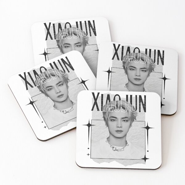 Item preview, NCT Xiaojun (샤오쥔) Kpop Boy Group Monochrome Black and White Classic Design Collage  designed and sold by HELL0WBELLO.