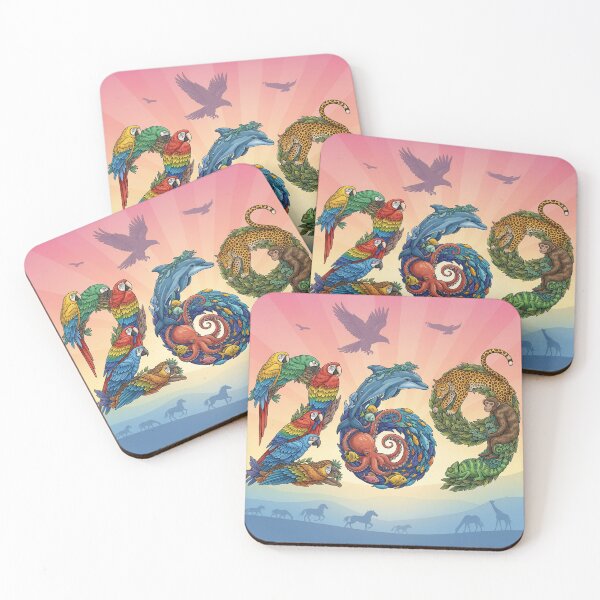 Item preview, Animal Kingdom 269: A Whimsical Wildlife Illustration designed and sold by Guryl Michal Designs.