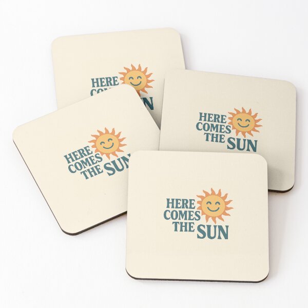Aperçu de l'œuvre Voici le soleil – Design rétro optimiste créée et vendue par Mini-ink.