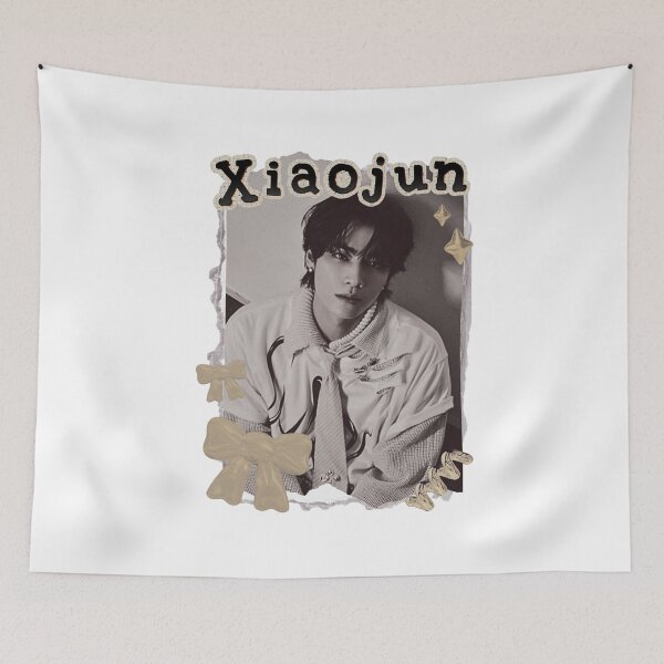 Item preview, NCT Xiaojun (샤오쥔) Kpop Boy group Scrapbook Collage Cozy Y2K Vintage Design designed and sold by HELL0WBELLO.