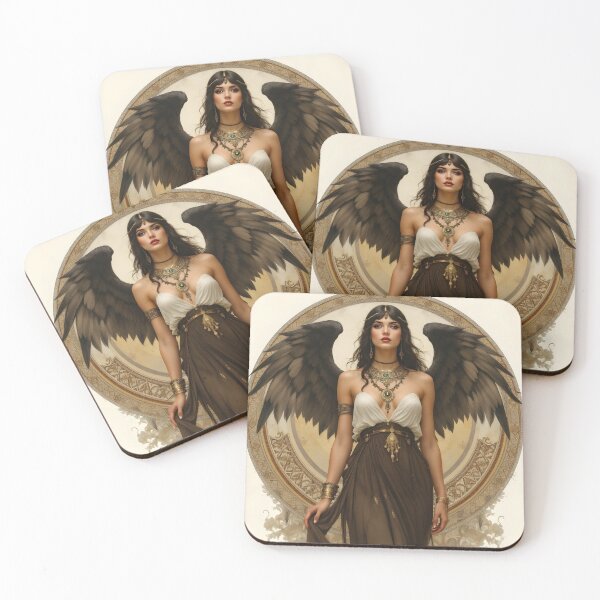 Item preview, Goddess Morrigan with Raven. designed and sold by SoniaSarkali.