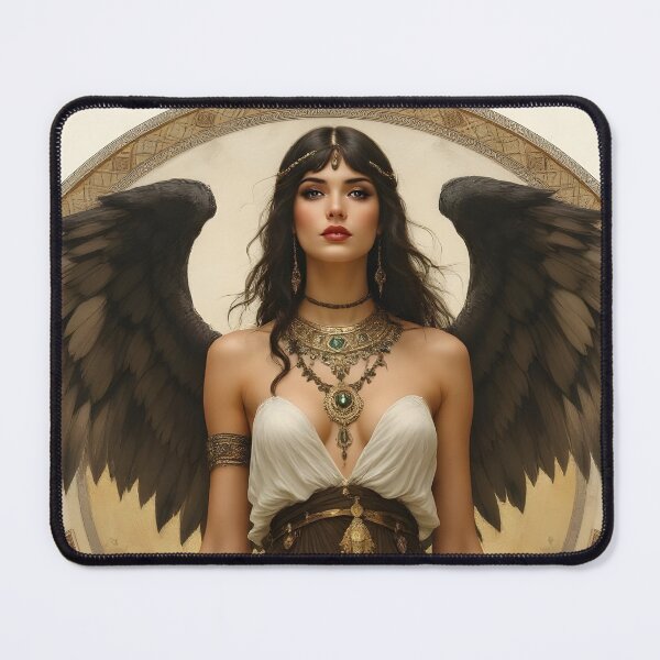 Item preview, Goddess Morrigan with Raven. designed and sold by SoniaSarkali.