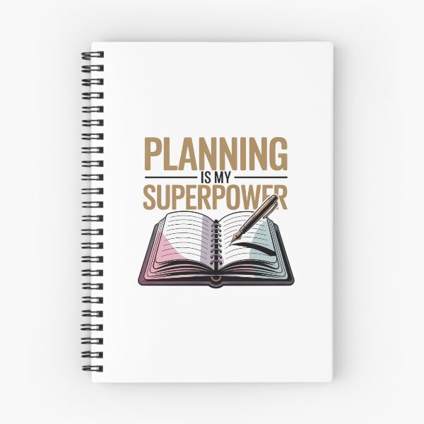 Item preview, Planning Is My Superpower – Modern Planner Girl designed and sold by MagicWander.