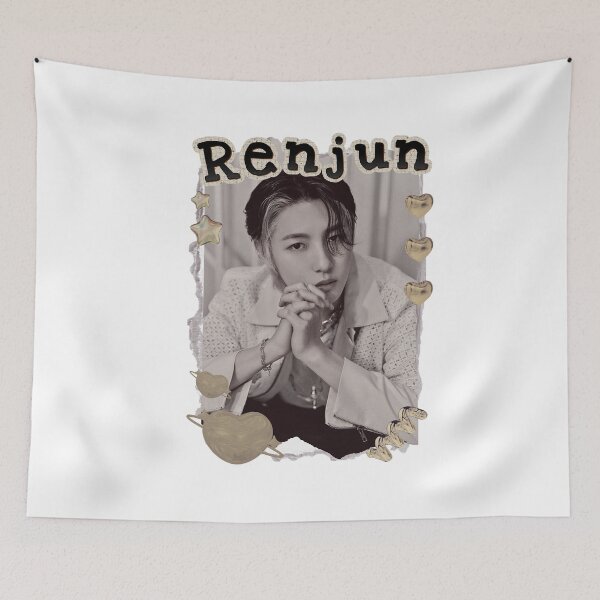 Item preview, NCT Renjun (런쥔) Kpop Boy group Scrapbook Collage Cozy Y2K Vintage Design designed and sold by HELL0WBELLO.