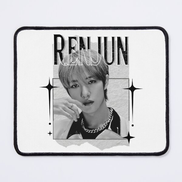 Item preview, NCT Renjun (런쥔) Kpop Boy Group Monochrome Black and White Classic Design Collage  designed and sold by HELL0WBELLO.