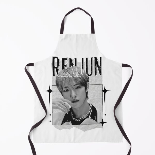 Item preview, NCT Renjun (런쥔) Kpop Boy Group Monochrome Black and White Classic Design Collage  designed and sold by HELL0WBELLO.