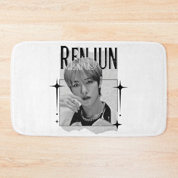 Item preview, NCT Renjun (런쥔) Kpop Boy Group Monochrome Black and White Classic Design Collage  designed and sold by HELL0WBELLO.