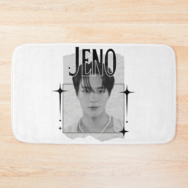 Item preview, NCT Jeno (제노) Kpop Boy Group Monochrome Black and White Classic Design Collage  designed and sold by HELL0WBELLO.