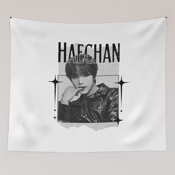 Item preview, NCT Haechan (해찬)Kpop Boy Group Monochrome Black and White Classic Design Collage  designed and sold by HELL0WBELLO.