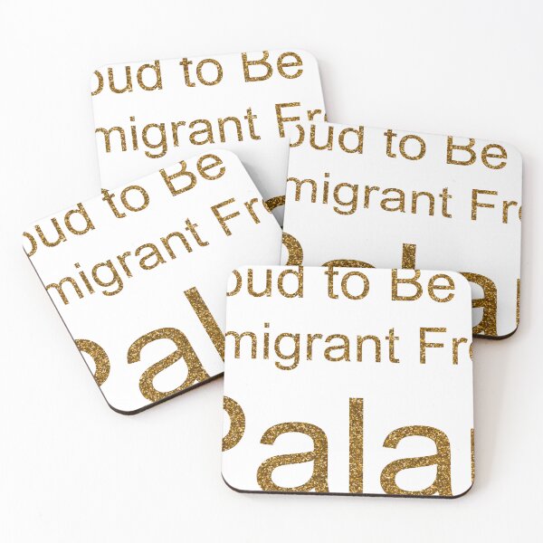 Item preview, PROUD TO BE AN IMMIGRANT FROM PALAU SEQUIN designed and sold by TheIconSmith.