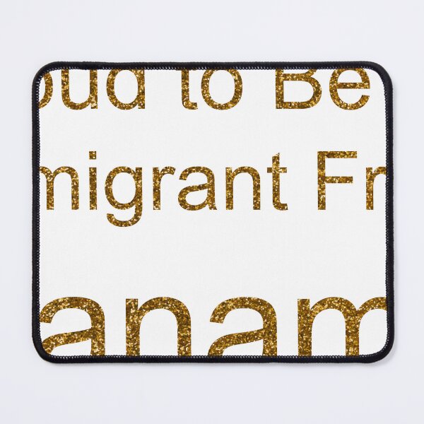 Item preview, PROUD TO BE AN IMMIGRANT FROM PANAMA SEQUIN designed and sold by TheIconSmith.