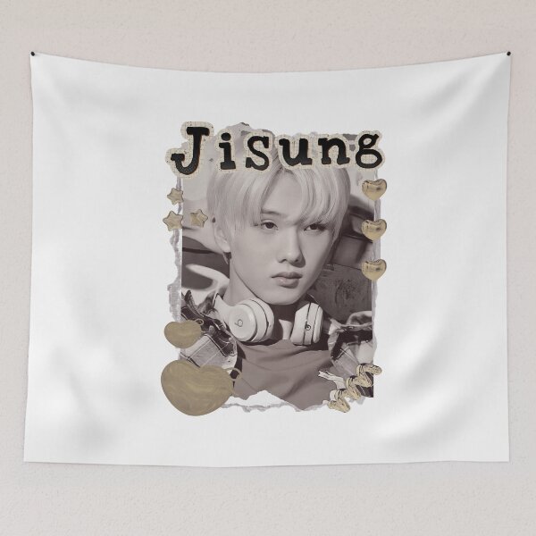 Item preview, NCT  Jisung (지성) Kpop Boy group Scrapbook Collage Cozy Y2K Vintage Design designed and sold by HELL0WBELLO.