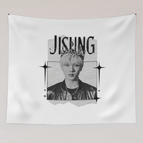 Item preview, NCT  Jisung (지성) Kpop Boy Group Monochrome Black and White Classic Design Collage  designed and sold by HELL0WBELLO.